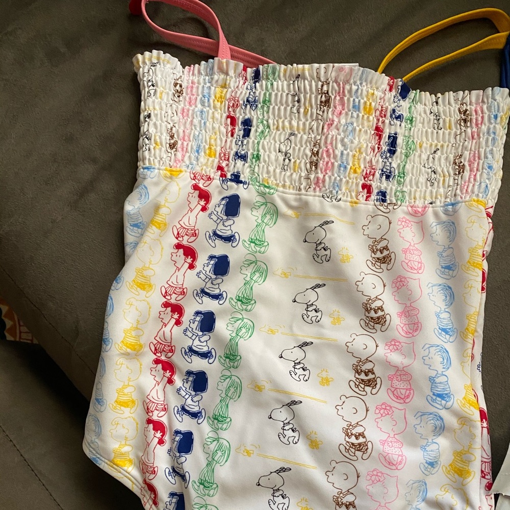 Hanna Anderson PEANUTS one piece bathing suit. PRICE IS FIRM. Thanks